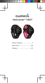 Garmin Forerunner 735XT Owner'S Manual preview