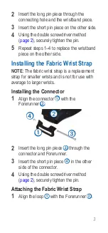 Preview for 3 page of Garmin Forerunner 910XT Instructions Manual