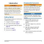 Preview for 5 page of Garmin Forerunner 910XT Owner'S Manual