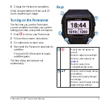 Preview for 3 page of Garmin Forerunner 910XT Quick Start Manual