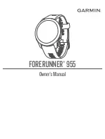 Garmin FORERUNNER 955 Owner'S Manual preview