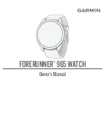 Preview for 1 page of Garmin FORERUNNER 965 Owner'S Manual