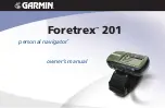 Garmin Foretrex  201 Owner'S Manual предпросмотр