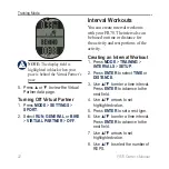 Предварительный просмотр 24 страницы Garmin FR70 Owner'S Manual