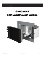 Garmin G1000 NAV III Line Maintenance Manual preview