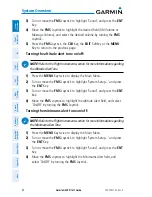 Предварительный просмотр 62 страницы Garmin G300 for Cessna SkyCatcher Pilot'S Manual