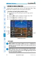 Предварительный просмотр 184 страницы Garmin G300 for Cessna SkyCatcher Pilot'S Manual