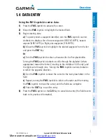 Preview for 17 page of Garmin G3X MFD Quick Reference Manual