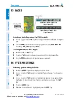 Preview for 18 page of Garmin G3X MFD Quick Reference Manual