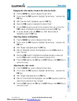 Preview for 19 page of Garmin G3X MFD Quick Reference Manual