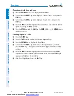 Preview for 20 page of Garmin G3X MFD Quick Reference Manual