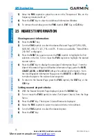 Preview for 26 page of Garmin G3X MFD Quick Reference Manual