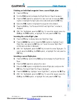 Preview for 35 page of Garmin G3X MFD Quick Reference Manual