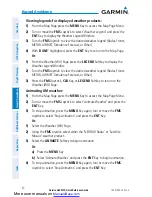 Preview for 40 page of Garmin G3X MFD Quick Reference Manual