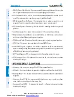 Preview for 50 page of Garmin G3X MFD Quick Reference Manual