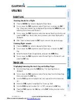 Preview for 53 page of Garmin G3X MFD Quick Reference Manual