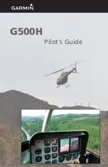 Garmin G500H Pilot'S Manual preview