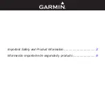 Garmin G60 Important Safety And Product Information preview