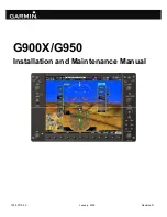 Garmin G900X Installation And Maintenance Manual preview
