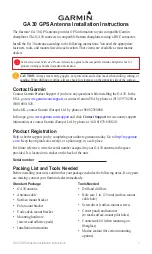 Preview for 3 page of Garmin GA 30 Installation Instructions Manual