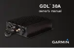 Garmin GDL 30A Owner'S Manual preview