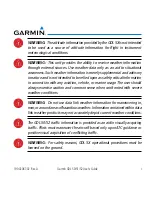 Preview for 3 page of Garmin GDL 50 User Manual