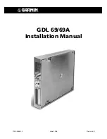 Garmin GDL 69/69A Installation Manual предпросмотр