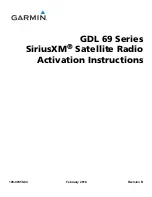 Garmin GDL 69 Series Activation Instructions preview