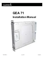 Garmin GEA 71 Installation Manual preview