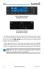 Предварительный просмотр 34 страницы Garmin GFC 600 Pilot'S Manual