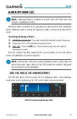 Preview for 47 page of Garmin GFC 600 Pilot'S Manual