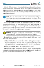 Preview for 54 page of Garmin GFC 600 Pilot'S Manual