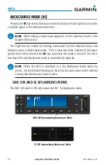 Preview for 60 page of Garmin GFC 600 Pilot'S Manual