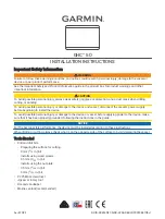 Preview for 1 page of Garmin GHC 50 Installation Instructions Manual