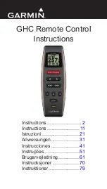 Preview for 1 page of Garmin GHC Instructions Manual