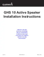 Garmin GHS 10 Installation Instructions Manual preview