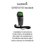 Preview for 1 page of Garmin GHS 10i Installation Instructions Manual