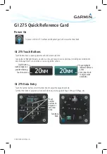 Предварительный просмотр 1 страницы Garmin GI 275 Quick Reference Card