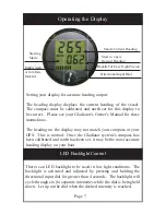 Preview for 8 page of Garmin Gladiator TR-1 Owner'S Manual