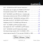 Garmin GLO Aviation Instructions Manual preview