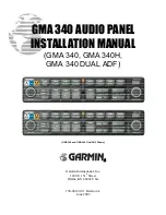 Garmin GMA 340 Installation Manual preview