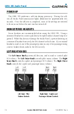 Предварительный просмотр 10 страницы Garmin GMA 345 Pilot'S Manual