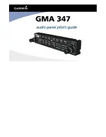 Preview for 1 page of Garmin GMA 347 Pilot'S Manual