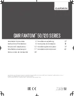 Garmin GMR FANTOM 120 Series Installation Instructions Manual preview