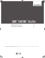 Preview for 1 page of Garmin GMR FANTOM 24x Installation Instructions Manual