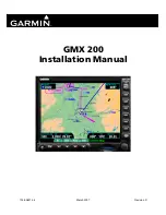 Garmin GMX 200 Installation Manual предпросмотр