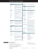 Preview for 2 page of Garmin GNC 250XL Specifications