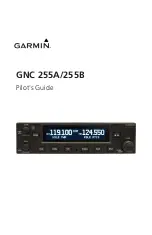 Garmin GNC 255A Pilot'S Manual предпросмотр