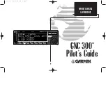 Garmin GNC 300 Pilot'S Manual preview