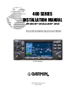 Предварительный просмотр 1 страницы Garmin GNC 420 Installation Manual